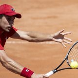 Alexander Ritschard a cueilli son 2e titre de l'année dans un Challenger dimanche à Salzbourg KEYSTONE/PETER SCHNEIDER
